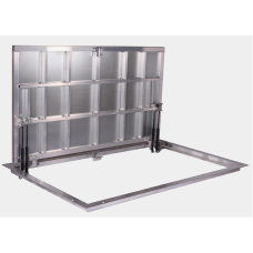 Floor Access Door Aluminum 80x150P with Gas Struts