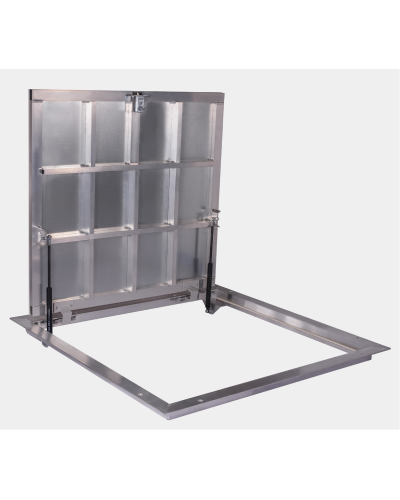 Floor Access Door Aluminum 90x100P with Gas Struts
