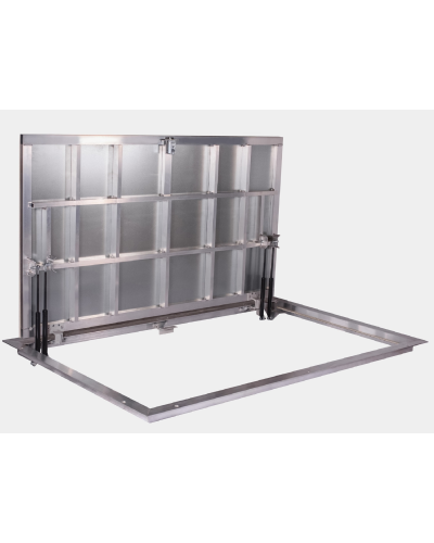 Floor Access Door Aluminum 90x150P with Gas Struts
