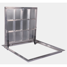 Floor Access Door Aluminum 90x90cm with Gas Struts